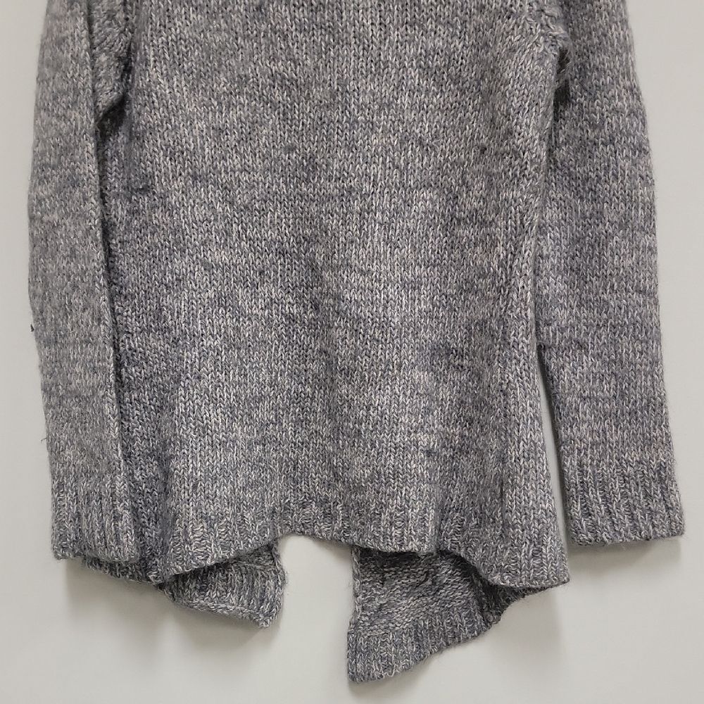 Italian Alpaca Blend Knit Neutral Cable Knit Cardigan Sweater - Picture 9 of 15
